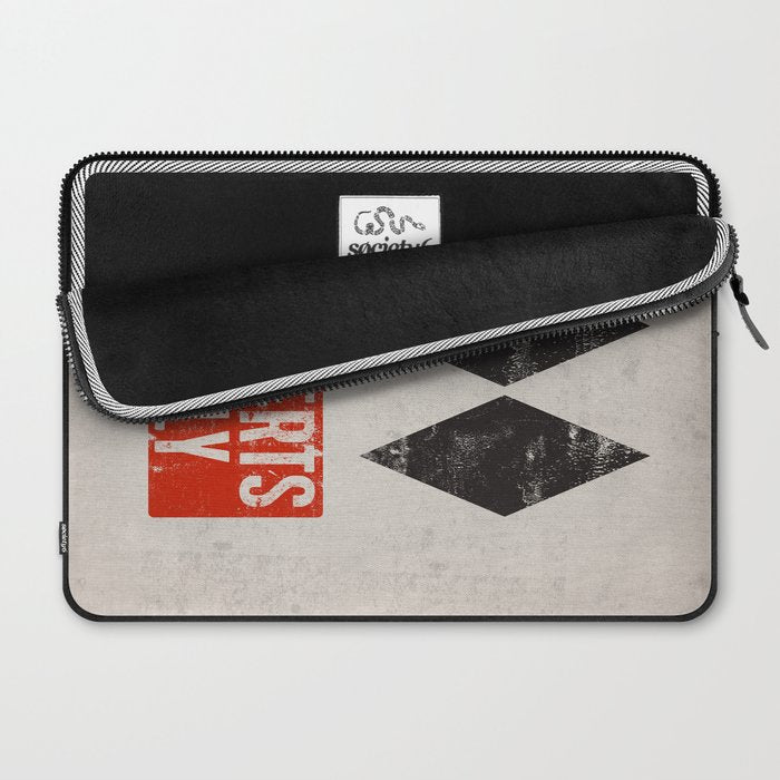 Experts Only Ski Double Black Diamond Laptop Sleeve Gallery Image 2