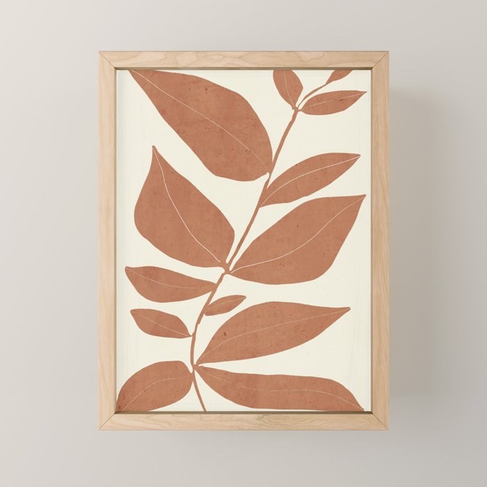 minimal plant 40 Mini Art Print Gallery Image 1