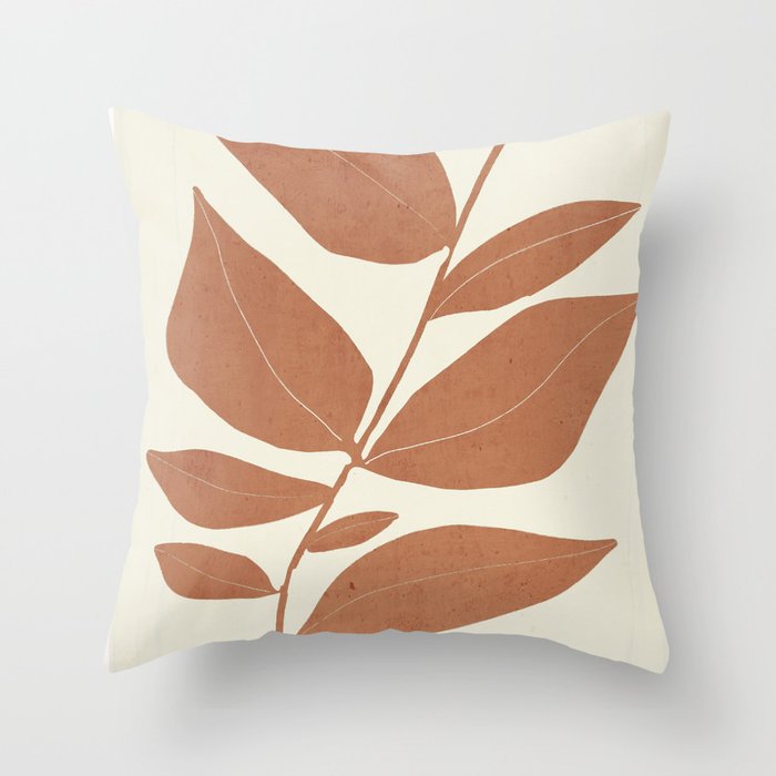 minimal plant 40 Throw Pillow Gallery Image 6