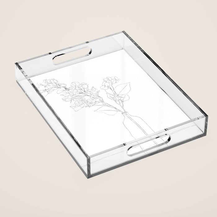 Branches Blooming Acrylic Tray Gallery Image 1