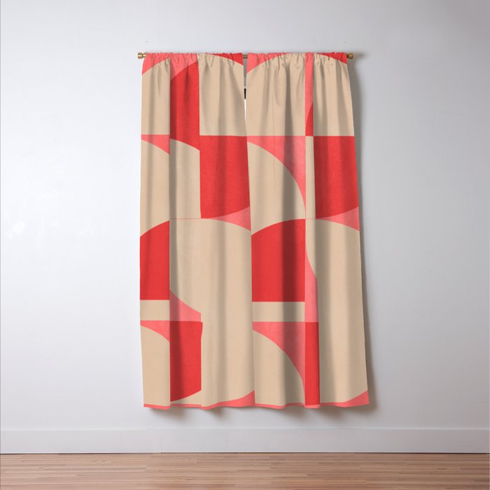 Modern geometric shapes 58 Window Curtain Gallery Image 3