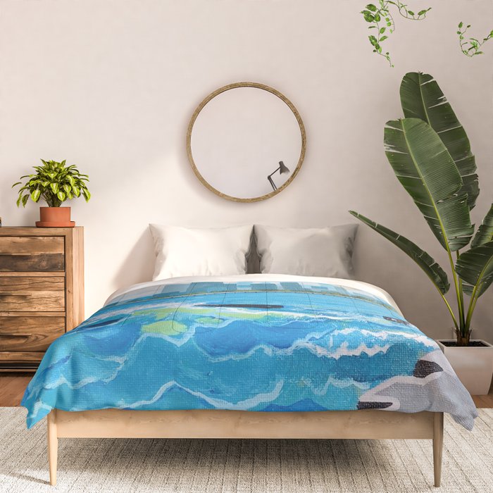City on the Lake Comforter Gallery Image 3