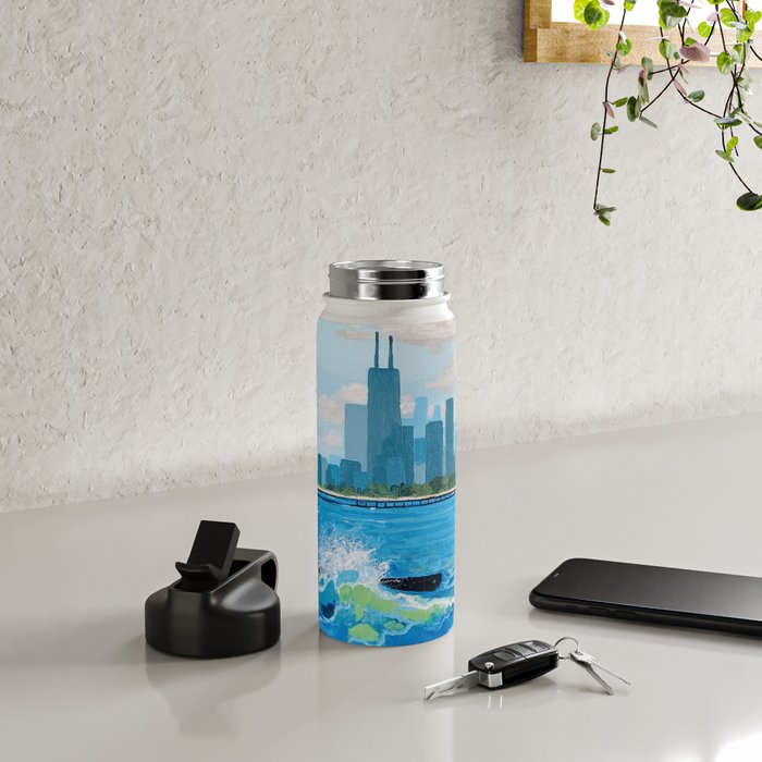 City on the Lake Water Bottle Gallery Image 4