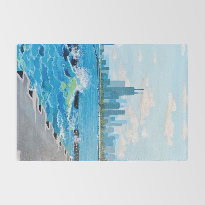 City on the Lake Rug Gallery Image 2