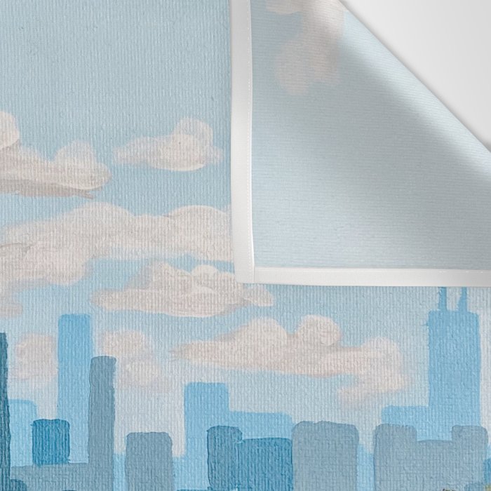 City on the Lake Wall Tapestry Gallery Image 3