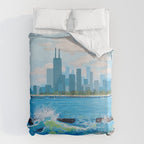 City on the Lake Duvet Cover Gallery Image 6
