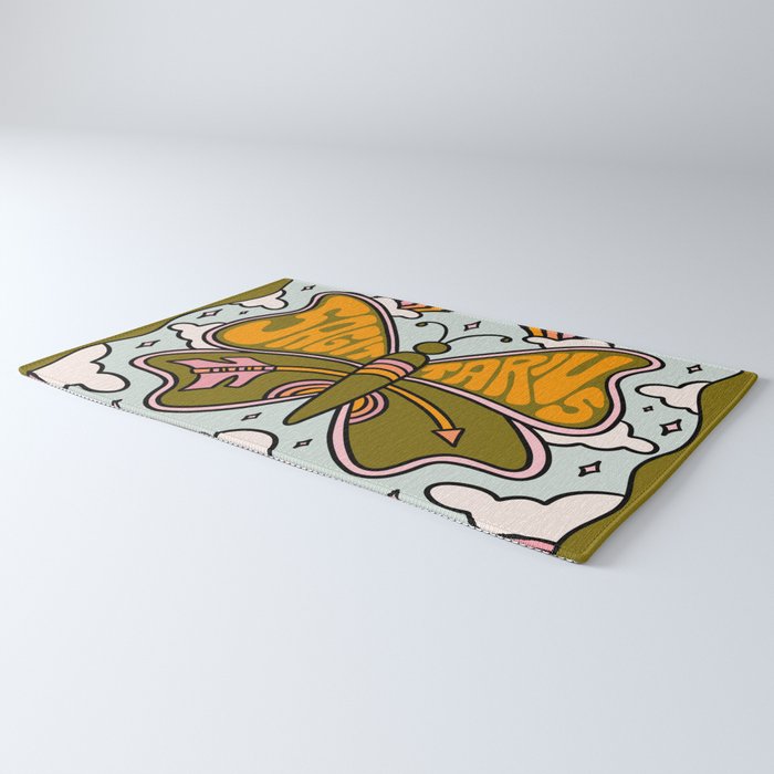 Sagittarius Butterfly Rug Gallery Image 3