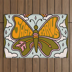 Sagittarius Butterfly Outdoor Rug Gallery Image 1
