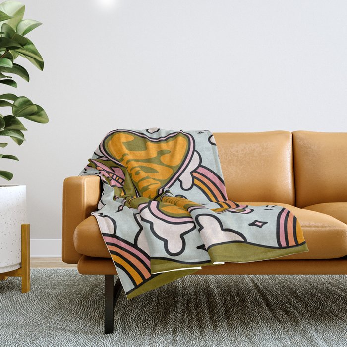 Sagittarius Butterfly Throw Blanket Gallery Image 1