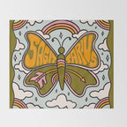 Sagittarius Butterfly Throw Blanket Gallery Image 2