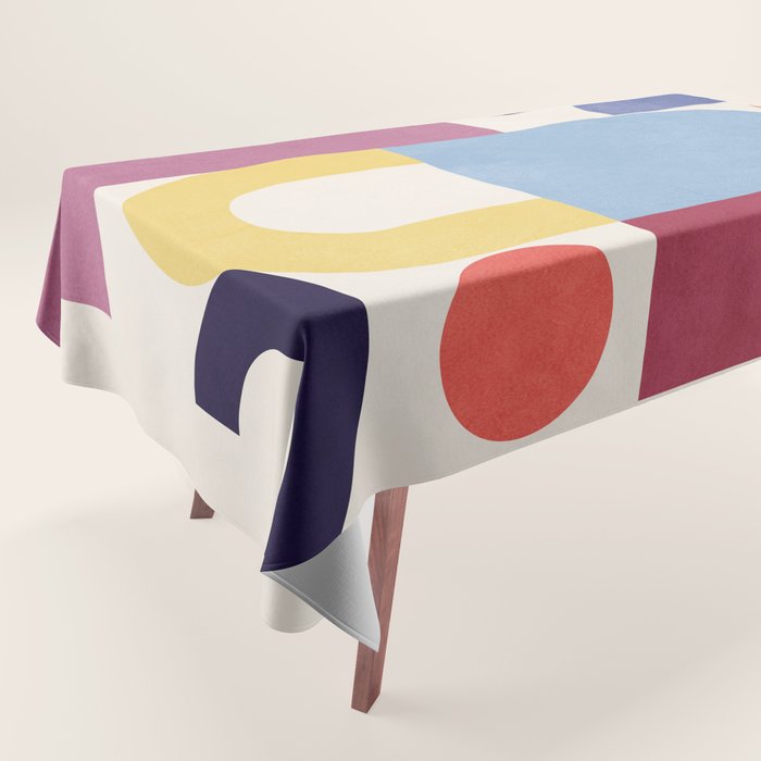Abstract Shapes 55 Tablecloth Gallery Image 1
