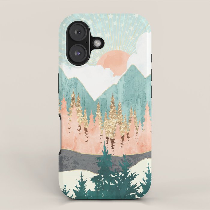 Winter Forest Vista iPhone Case Gallery Image 1