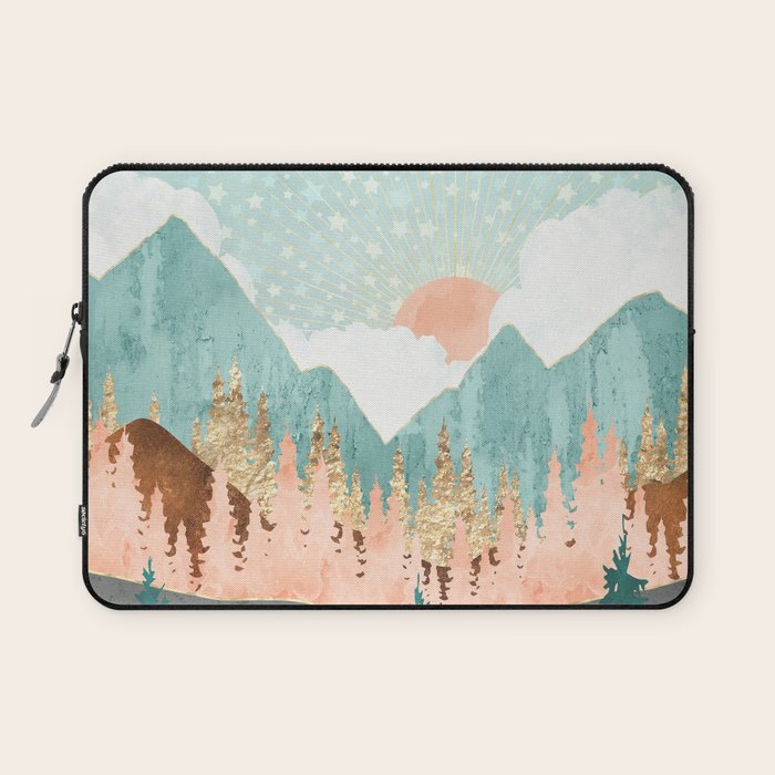 Winter Forest Vista Laptop Sleeve Gallery Image 1