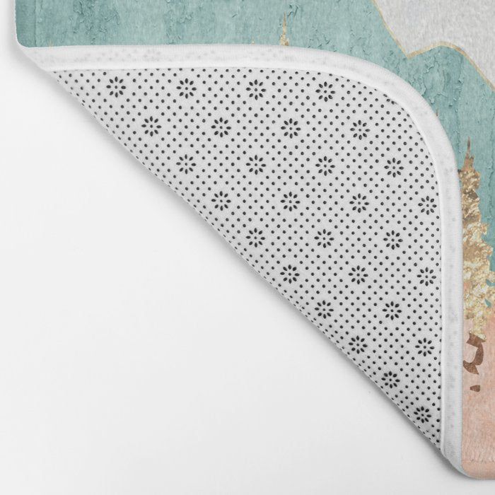 Winter Forest Vista Bath Mat Gallery Image 2