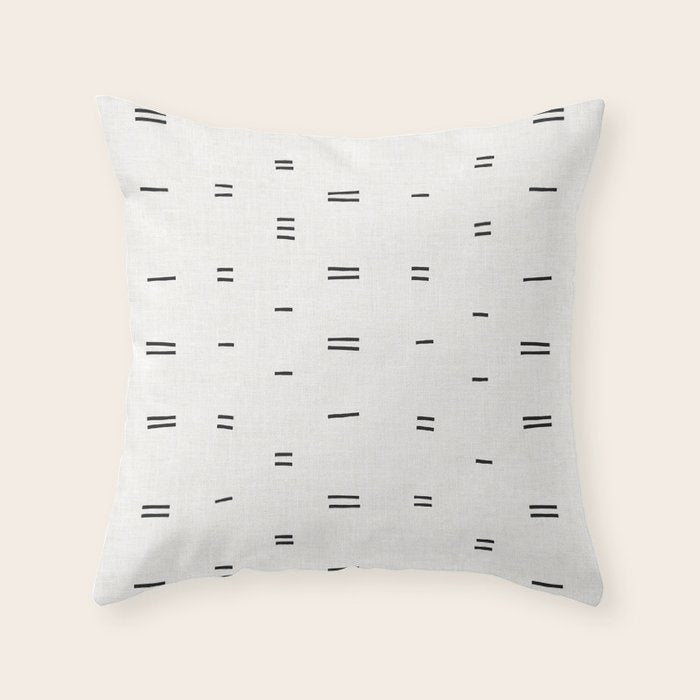 HAMMAH MUDCLOTH Throw Pillow Gallery Image 1