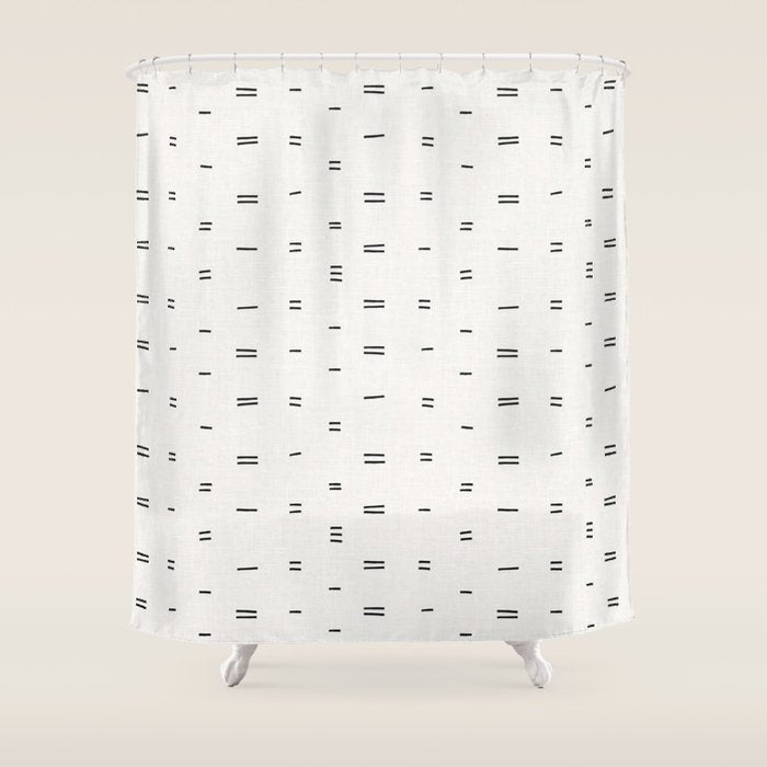 HAMMAH MUDCLOTH Shower Curtain Gallery Image 1