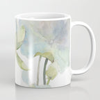 Lotus Flower and Leaves Pink Goldfish Watercolor  Coffee Mug Gallery Image 1