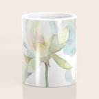Lotus Flower and Leaves Pink Goldfish Watercolor  Coffee Mug Gallery Image 4