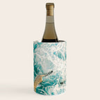 Big Cat Tiger Surfing At Beach Wine Chiller Gallery Image 3