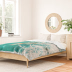 Big Cat Tiger Surfing At Beach Duvet Cover Gallery Image 2