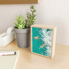 Big Cat Tiger Surfing At Beach Mini Art Print Gallery Image 2