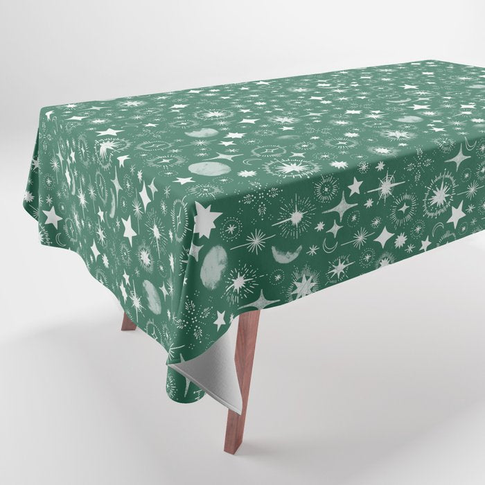 Greenish stellar S Tablecloth Gallery Image 1
