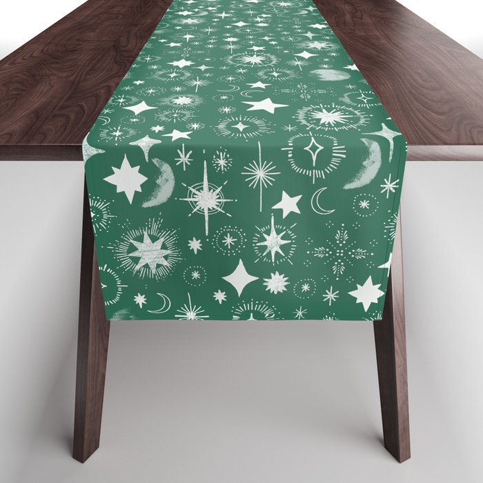 Greenish stellar S Table Runner Gallery Image 1