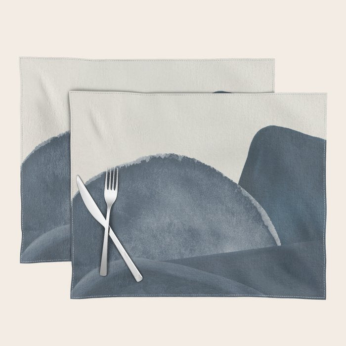 Blue Landscape Placemat Gallery Image 1