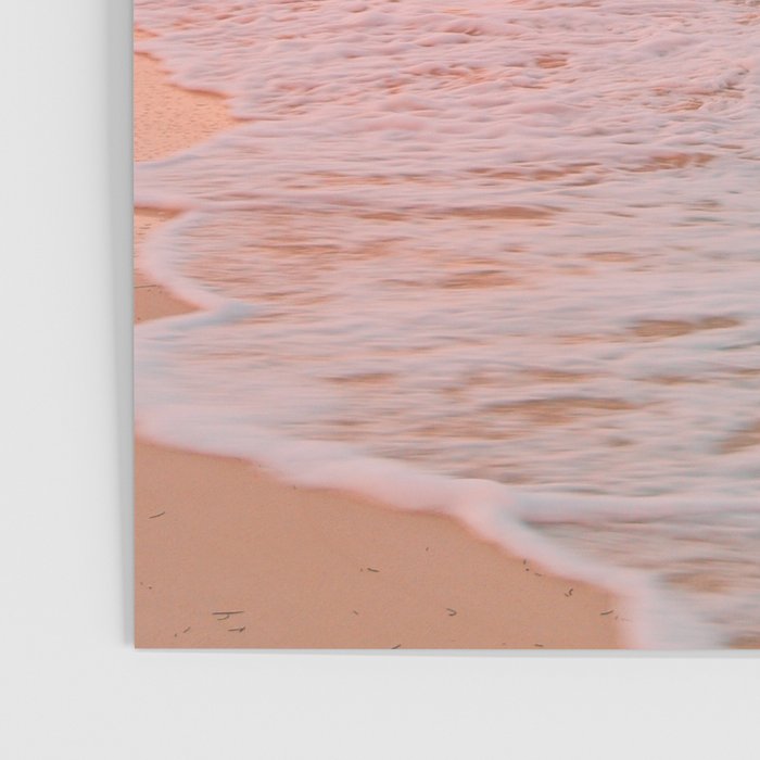 Beautiful: Aqua, Turquoise, Pink, Sunset Relaxing, Peaceful, Coastal Seashore Poster Gallery Image 3