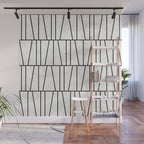 Mid-Century Modern Pattern No.6 - White Wall Mural Gallery Image 1