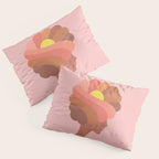 Full Bloom Girl Power Portrait Pillow Sham Gallery Image 3