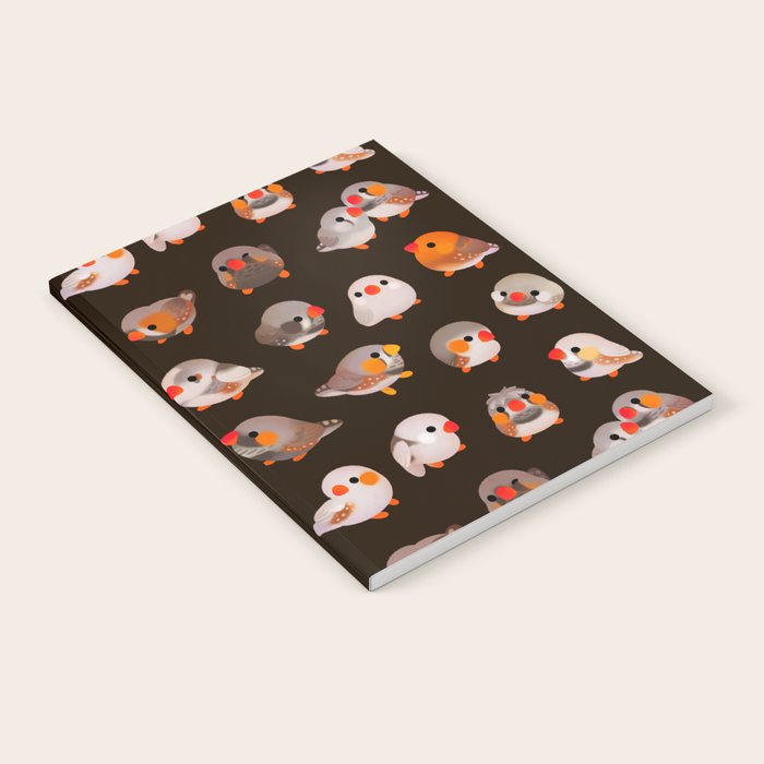 Zebra finch - dark Notebook Gallery Image 2