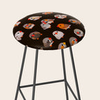 Zebra finch - dark Stool Gallery Image 2