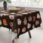 Zebra finch - dark Tablecloth Gallery Image 3
