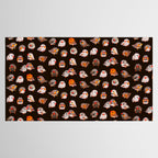 Zebra finch - dark Tablecloth Gallery Image 2