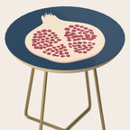 Pomegranate Fruit Navy Blue Side Table Gallery Image 2