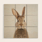 Rabbit - Colorful Wood Wall Art Gallery Image 1