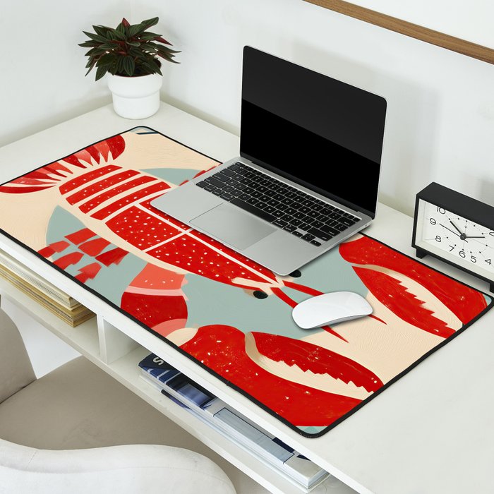 Lobster Lunch Desk Mat Gallery Image 2