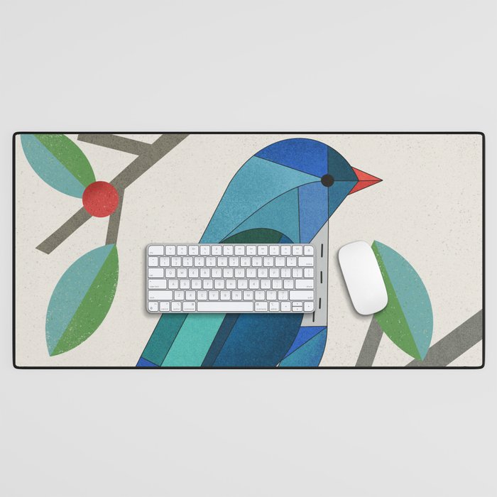 Blue Bird Desk Mat Gallery Image 1