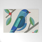 Blue Bird Welcome Mat Gallery Image 1