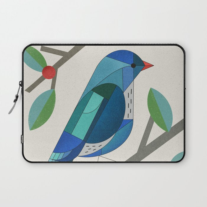 Blue Bird Laptop Sleeve