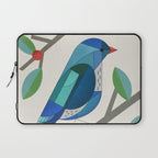 Blue Bird Laptop Sleeve Gallery Image 1