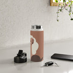 Coffee Hour Inspired by PANTONE 17 1230 Mocha Mousse Water Bottle Gallery Image 4