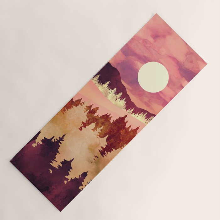 Autumn Sunset Yoga Mat Gallery Image 1