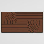 Oval Lines Abstract XXVI Desk Mat Gallery Image 3