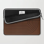 Oval Lines Abstract XXVI Laptop Sleeve Gallery Image 2
