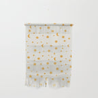 Moon Stars Pattern - Gold Wall Hanging Gallery Image 1