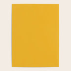 True Mustard Yellow Solid Poster Gallery Image 4