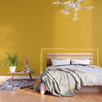 True Mustard Yellow Solid Wallpaper Gallery Image 3