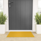 True Mustard Yellow Solid Welcome Mat Gallery Image 3